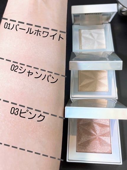 オーロラ ハイライト/LionWell(ライオンウェル)/パウダーハイライトを使ったクチコミ(2枚目)