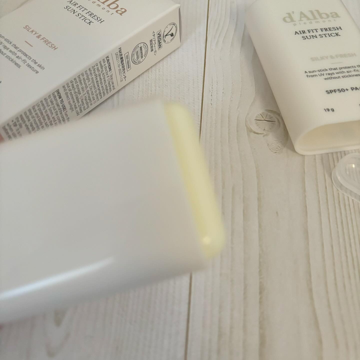 エアーフィットフレッシュサンスティック/ダルバ/日焼け止めスティックを使ったクチコミ（2枚目）
