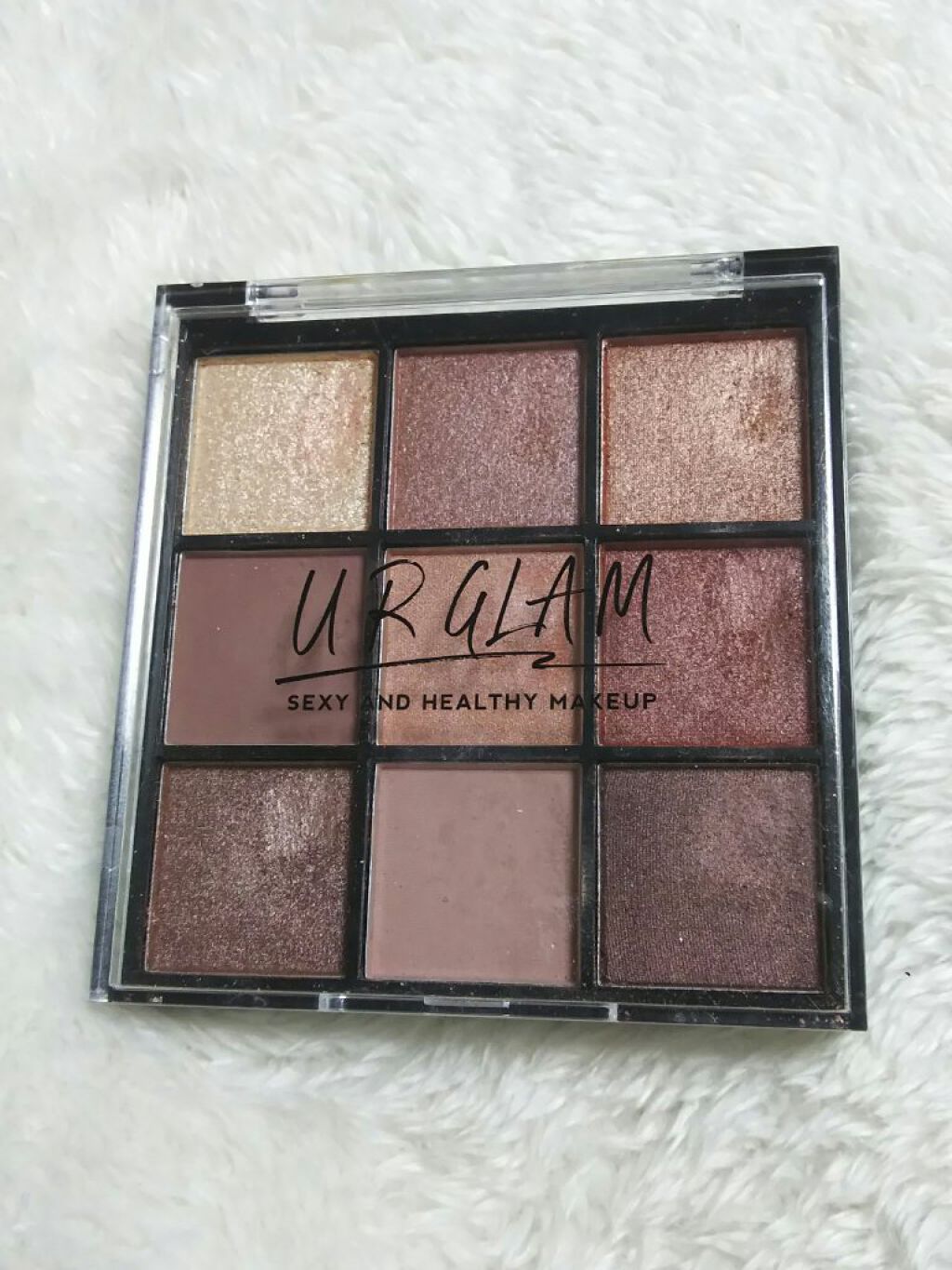 UR GLAM　BLOOMING EYE COLOR PALETTE/U R GLAM/アイシャドウパレットを使ったクチコミ（1枚目）
