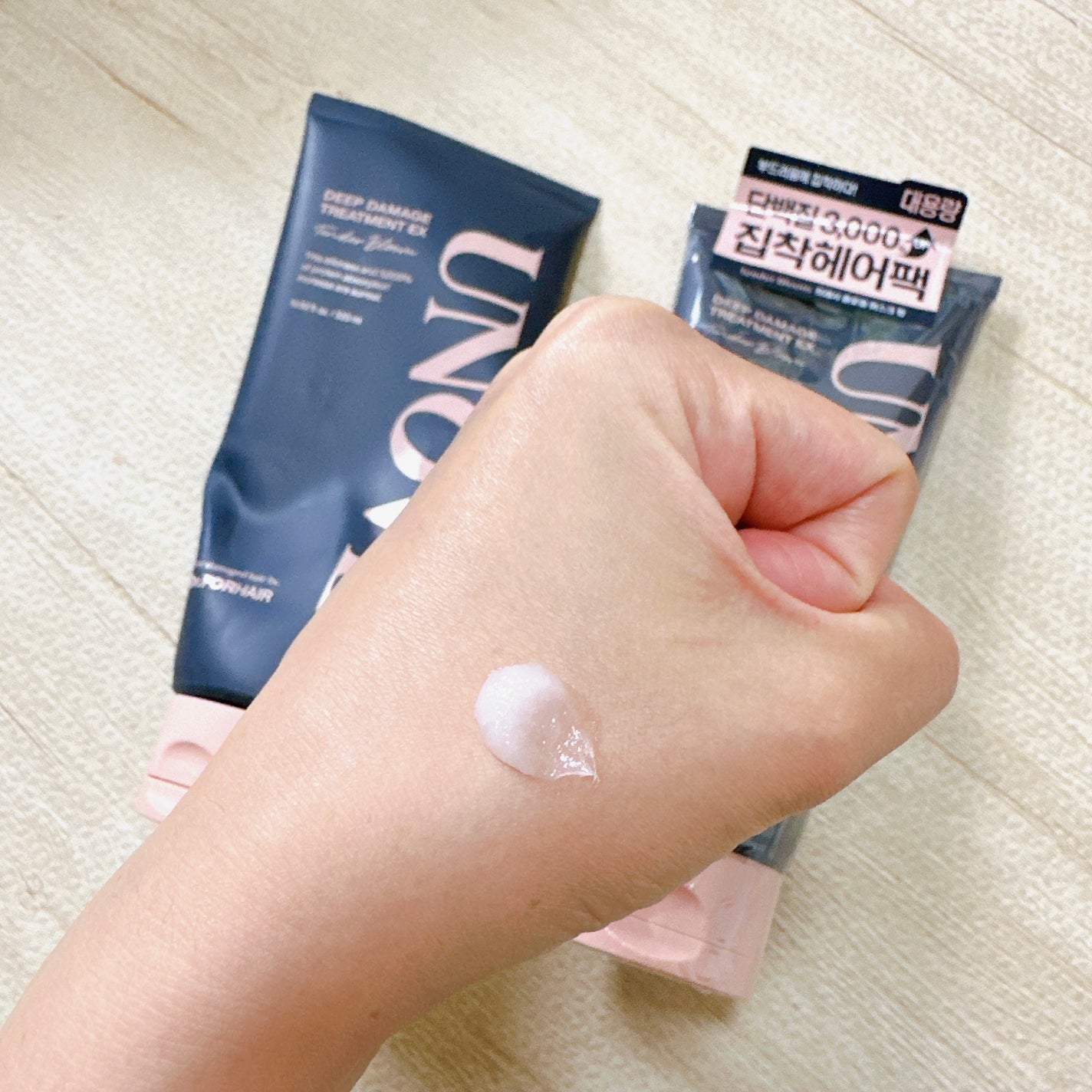 ディープダメージトリートメントEX/UNOVE/洗い流すヘアトリートメントを使ったクチコミ(3枚目)