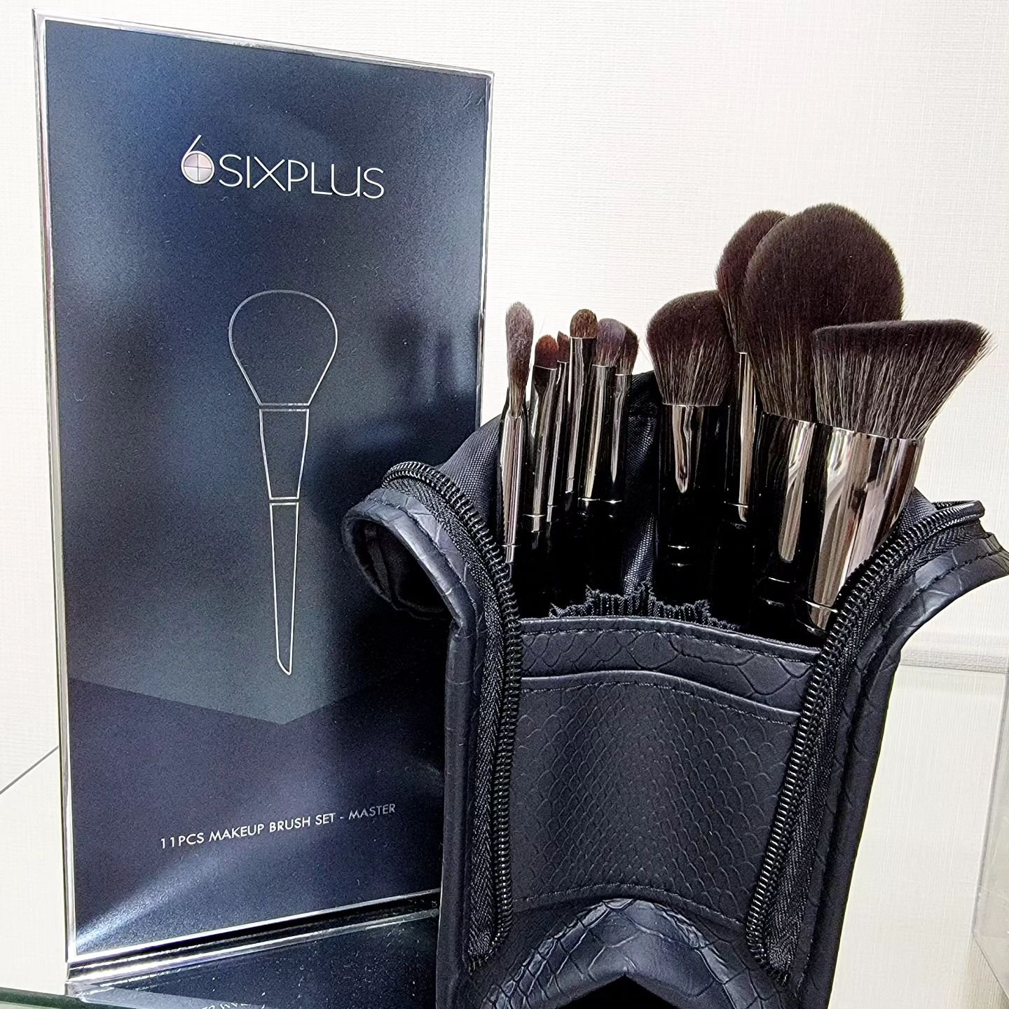 SIXPLUS メイクブラシ11本セット Masterシリーズ/SIXPLUS/メイクブラシを使ったクチコミ（2枚目）