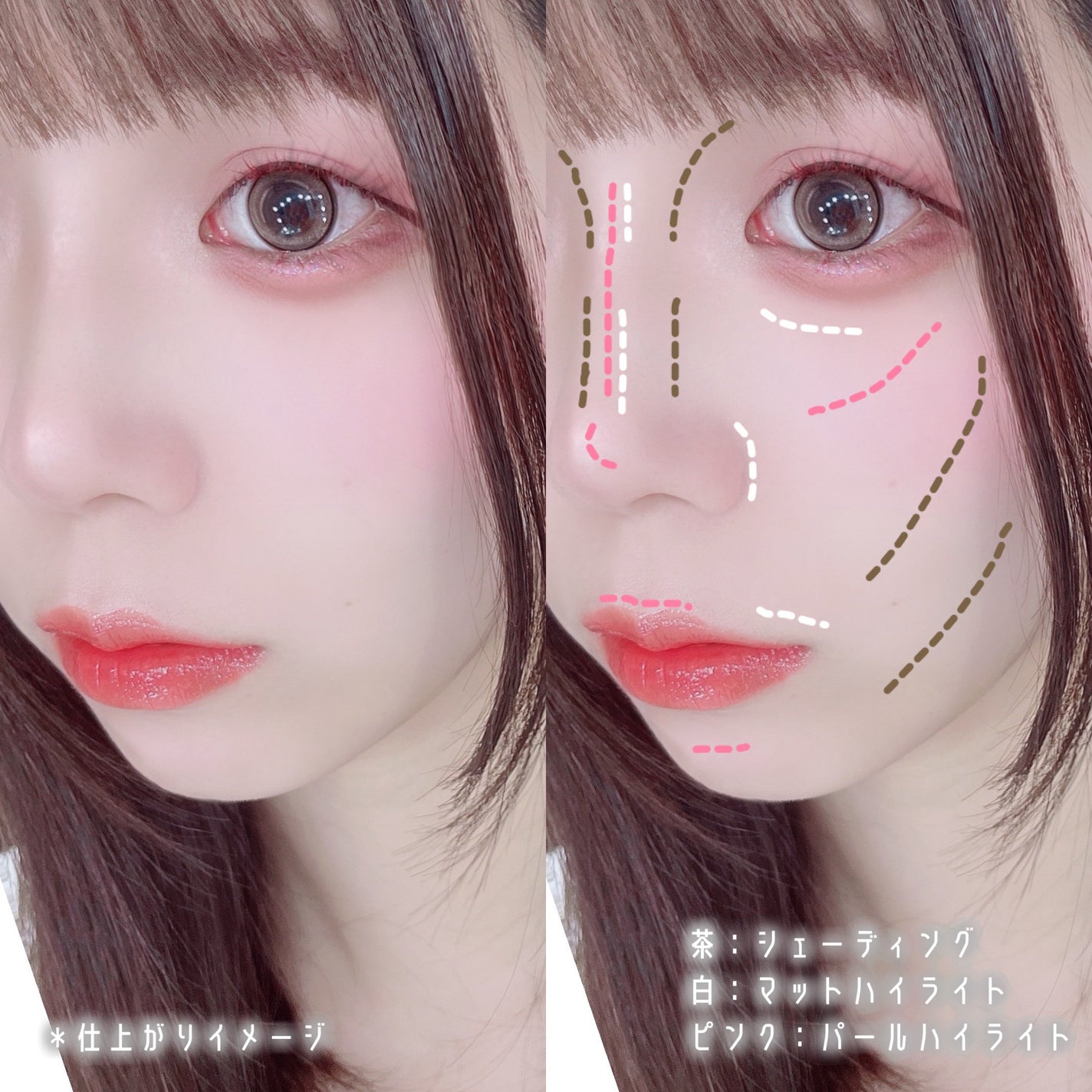 ハイライトシェーディングパレット/TIMAGE/パウダーハイライトを使ったクチコミ(6枚目)