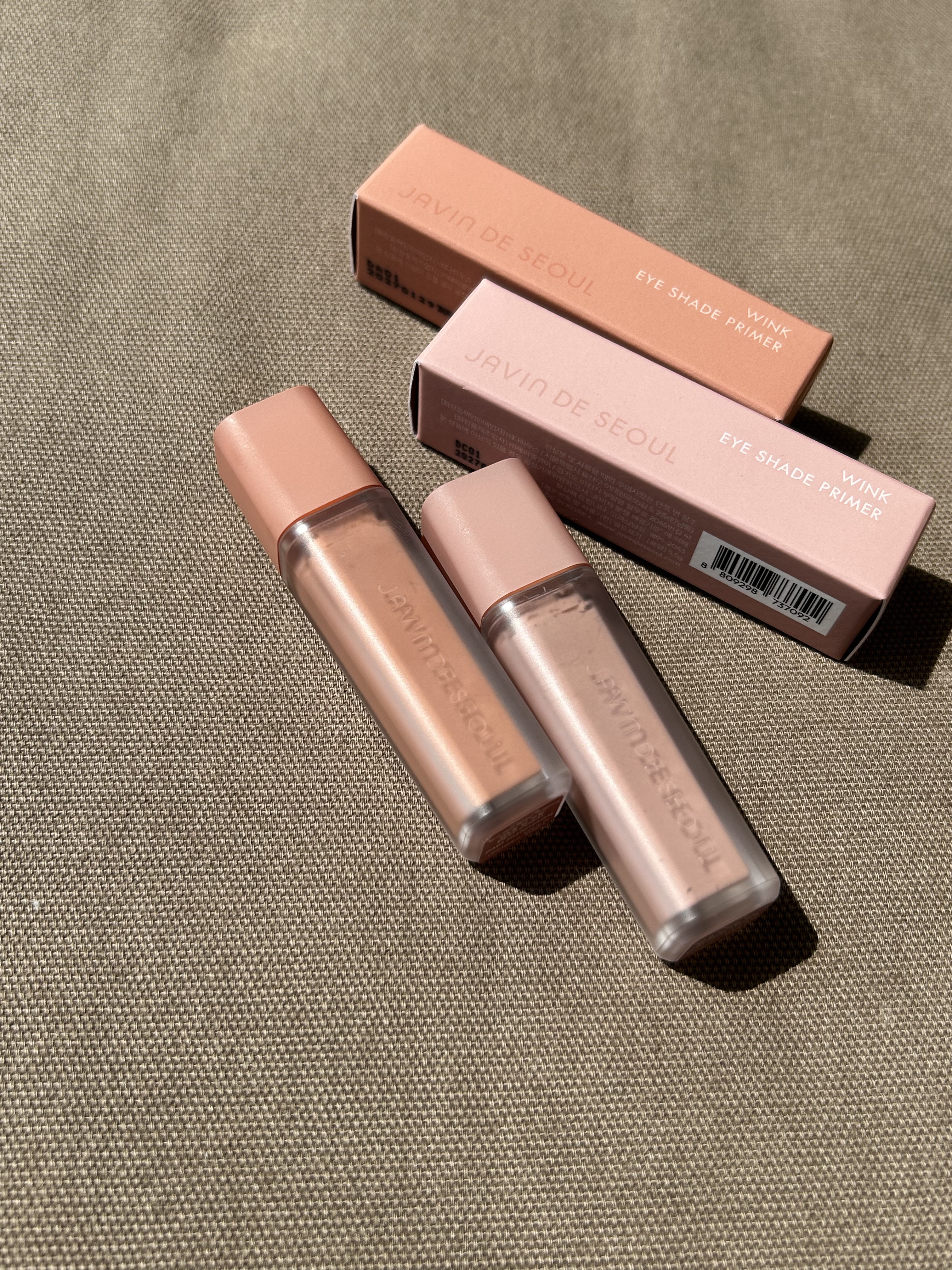 ウインク アイ シェード プライマー 04 ディープコーラル/Javin De Seoul/リキッドアイシャドウを使ったクチコミ（1枚目）