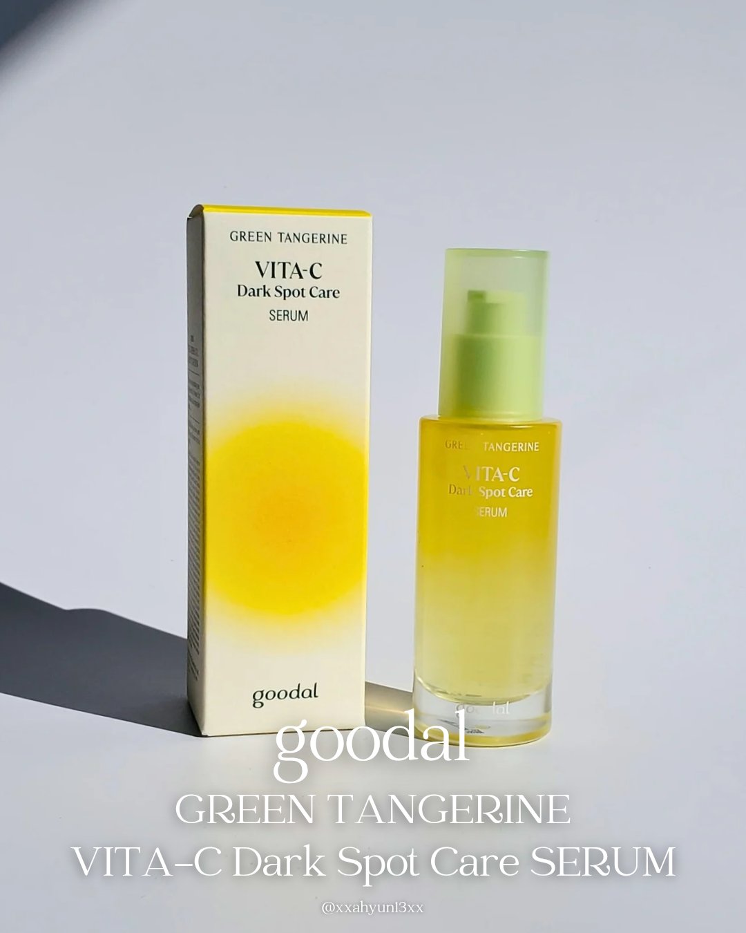 グリーンタンジェリン ビタC ダークスポットケアセラム/goodal/美容液を使ったクチコミ（1枚目）