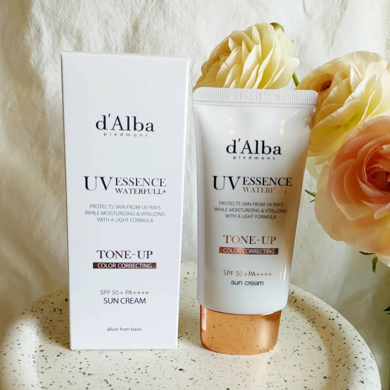 ウォータフルトーンアップサンクリーム/ダルバ/日焼け止めクリームを使ったクチコミ(1枚目)