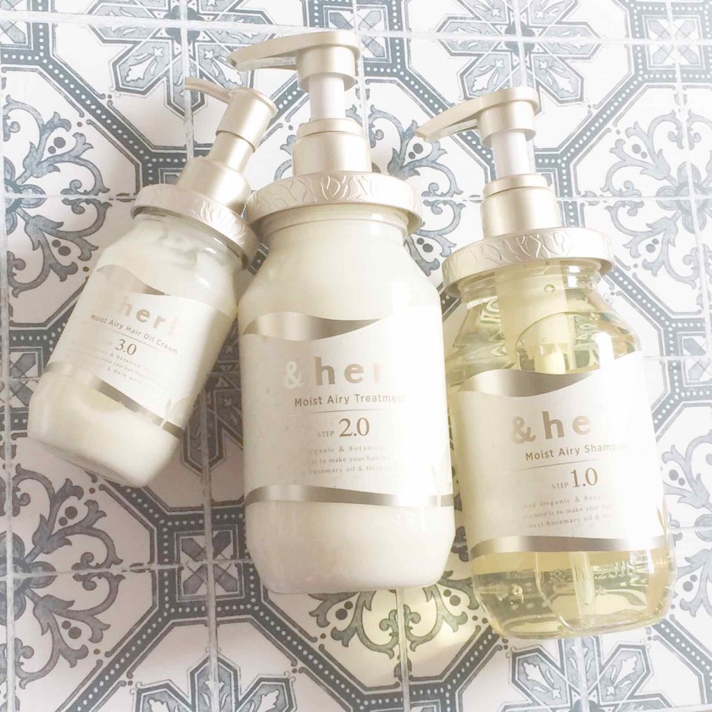 モイストエアリーシャンプー1.0/＆herb/市販シャンプーを使ったクチコミ（1枚目）