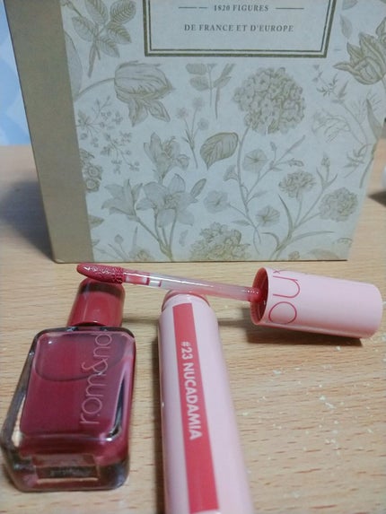 ジューシーラスティングティント/rom&nd/リップティントを使ったクチコミ(1枚目)