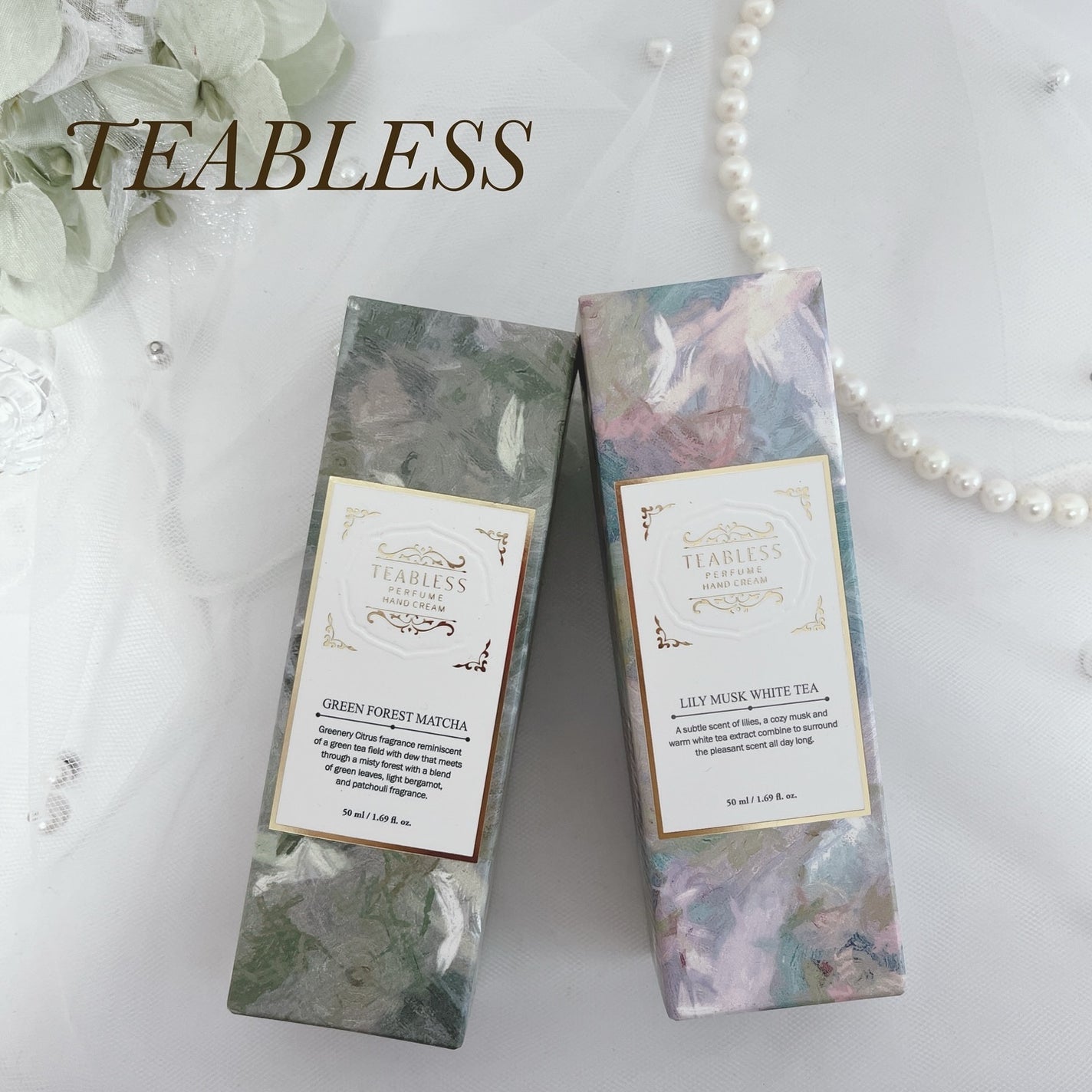 パフュームハンドクリーム グリーンフォーレスト抹茶/TEABLESS/その他を使ったクチコミ(1枚目)