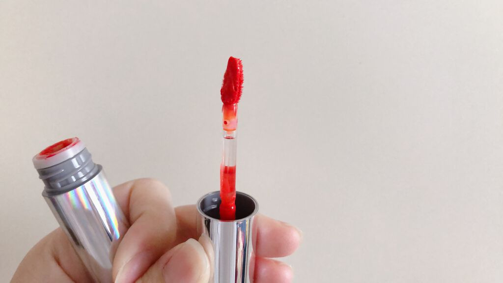 アピュー ウォーターライト ティント RD02/A’pieu/リップティントを使ったクチコミ（3枚目）