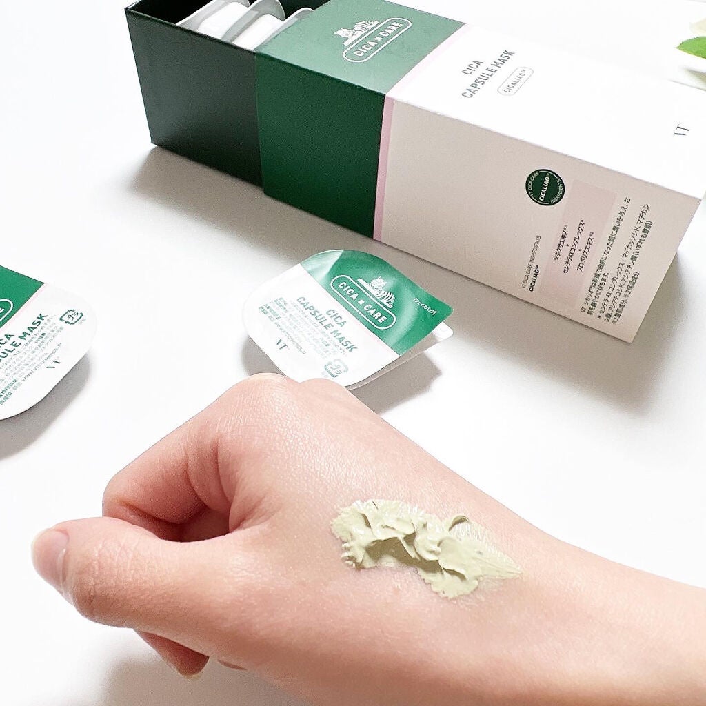 CICA カプセルマスク/VT/洗い流すパック・マスクを使ったクチコミ(4枚目)