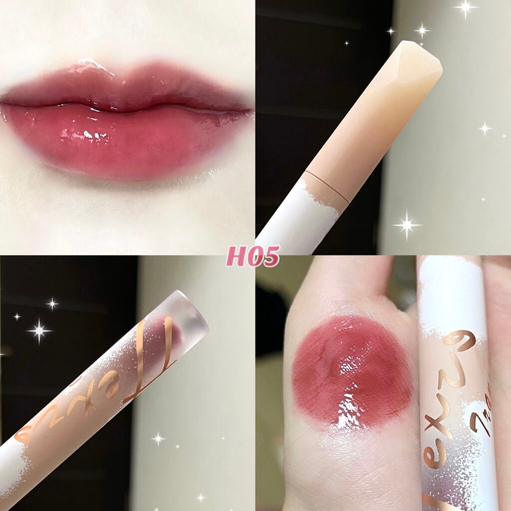 HEXZEエーデルワイスシルクミストリップグロス/HEXZE(ヘックスゼ)/口紅を使ったクチコミ(2枚目)