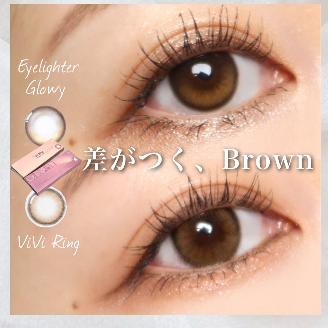 Glowy 1day/OLENS/ワンデー（１DAY）カラコンを使ったクチコミ（1枚目）