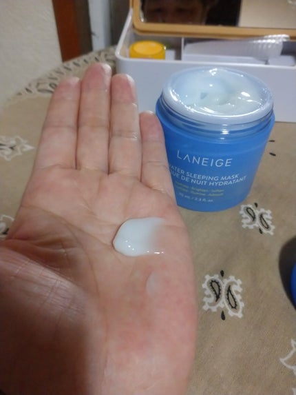 ウォータースリーピングマスク/LANEIGE/フェイスクリームを使ったクチコミ(2枚目)