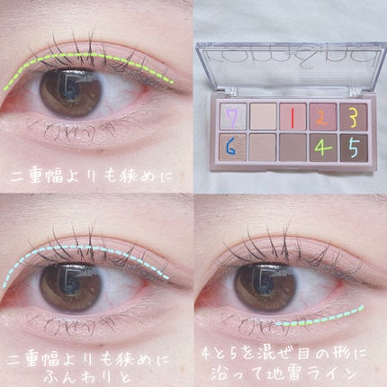 ベターザンパレット/rom&nd/アイシャドウパレットを使ったクチコミ(7枚目)