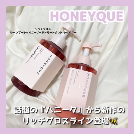 リッチグロス シャンプー シャイニー/ヘアトリートメント シャイニー/ハニーク/市販シャンプーを使ったクチコミ(1枚目)