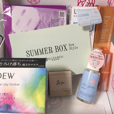 CipiCipi ブリュレリップティントのクチコミ「BLOOMBOX のSUMMER BOX
7点入ってました。

★ DEW クリアクレイフォン.....」（1枚目）