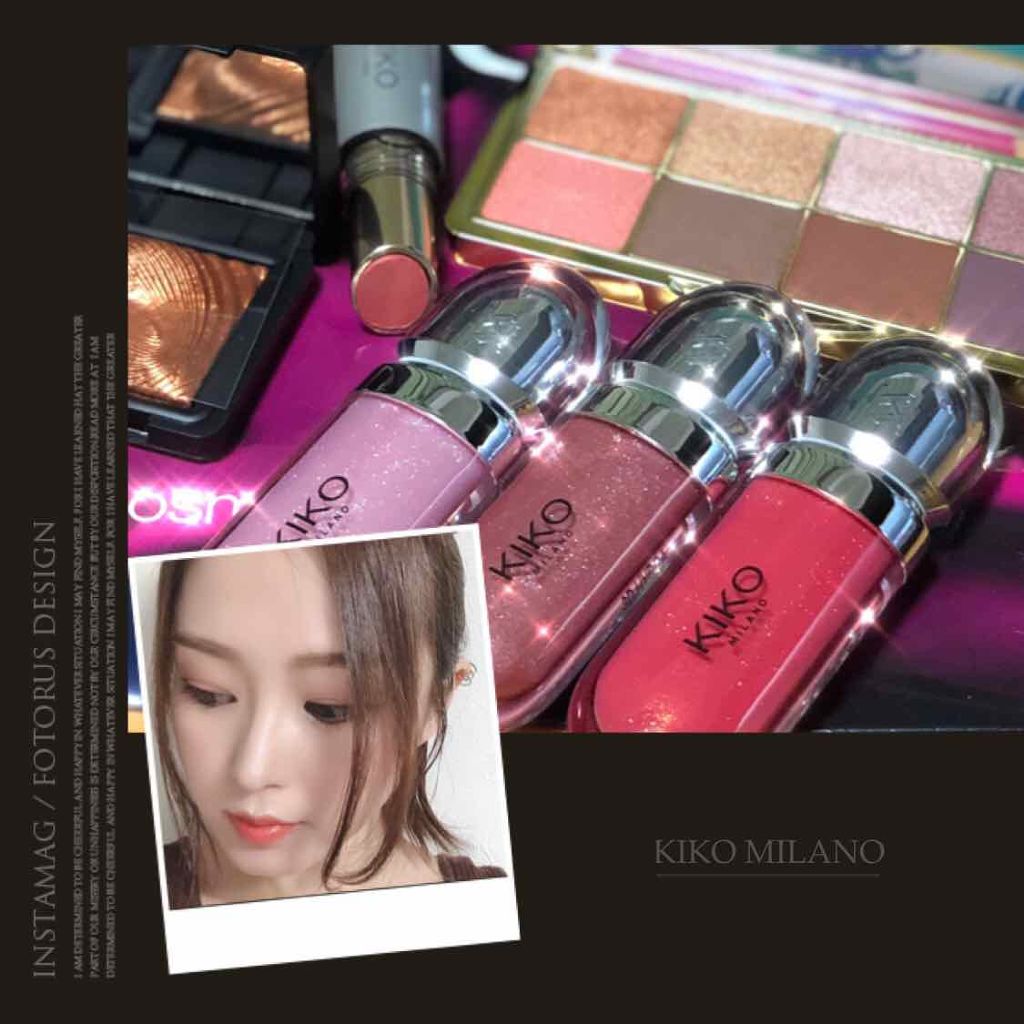 3D hydra lipgloss/KIKO/リップグロスを使ったクチコミ(1枚目)