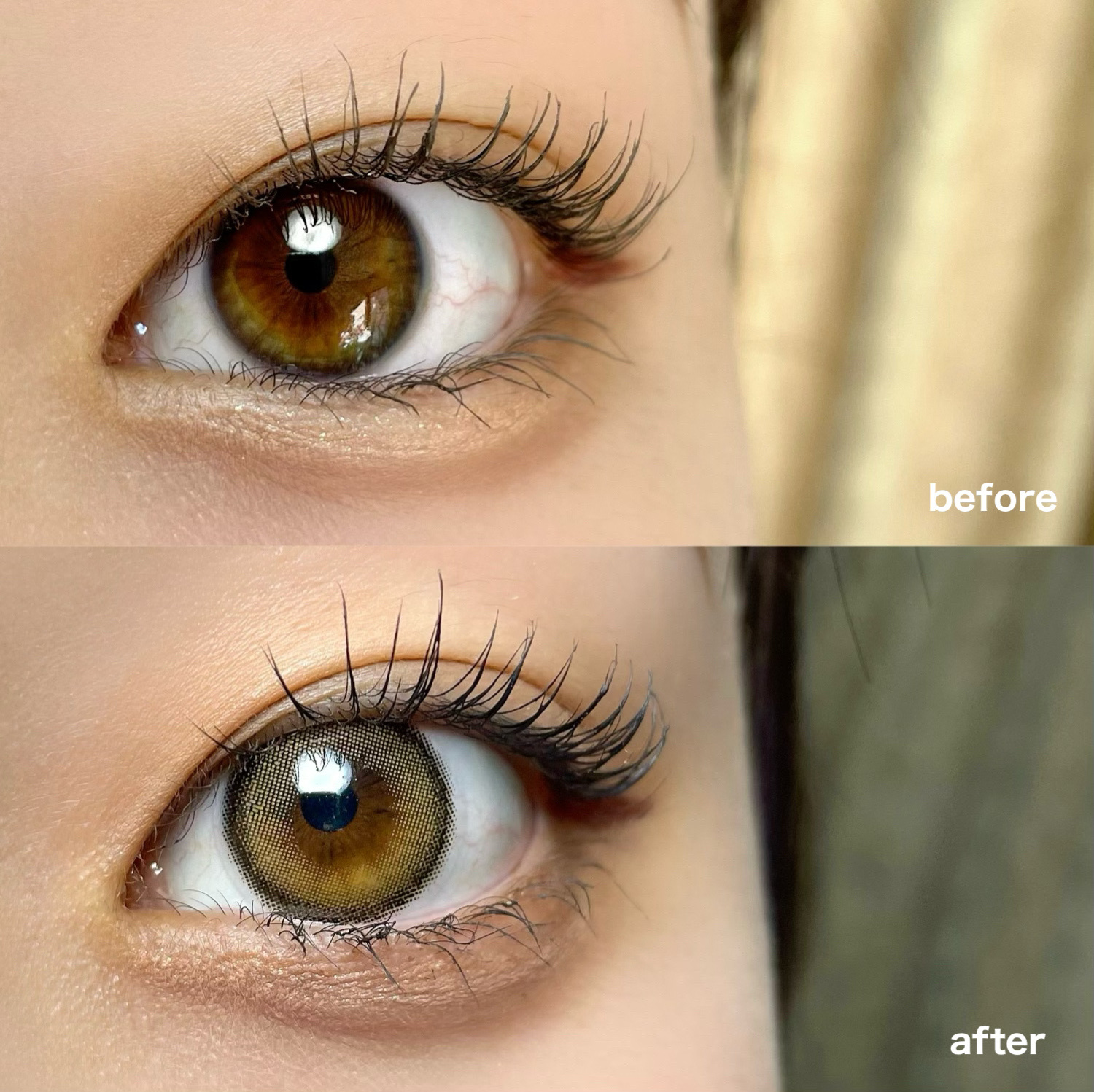 Britney Beige/MANY LENS/カラーコンタクトレンズを使ったクチコミ（3枚目）