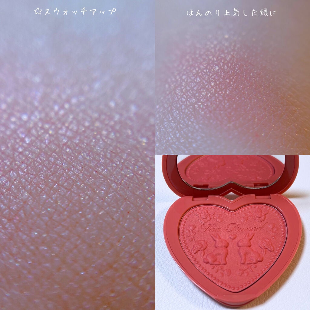 ラブ フラッシュ ウォーターカラー ブラッシュ/Too Faced/パウダーチークを使ったクチコミ(5枚目)