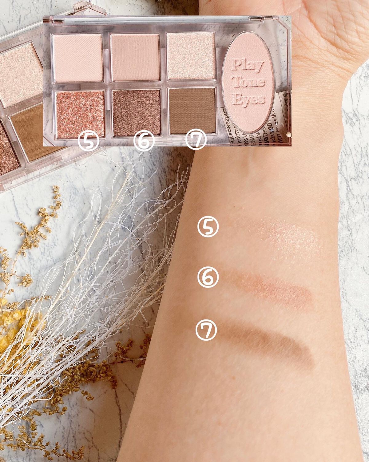 プレイトーンアイパレット/ETUDE/アイシャドウパレットを使ったクチコミ（3枚目）