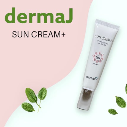 サンクリーム+/ DermaJ/日焼け止めクリームを使ったクチコミ(2枚目)