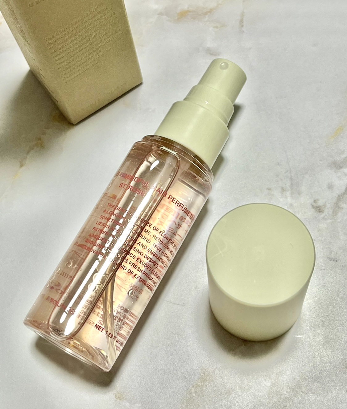 ヘアパフュームミスト ドゥチューリップ/TOUN28/ヘアミストを使ったクチコミ（2枚目）