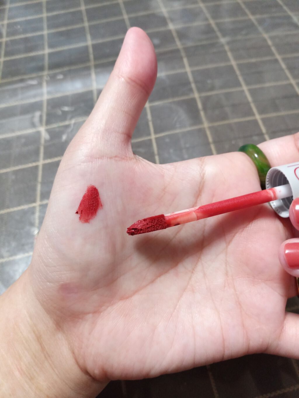 ゼロベルベットティント/rom&nd/リップティントを使ったクチコミ(2枚目)