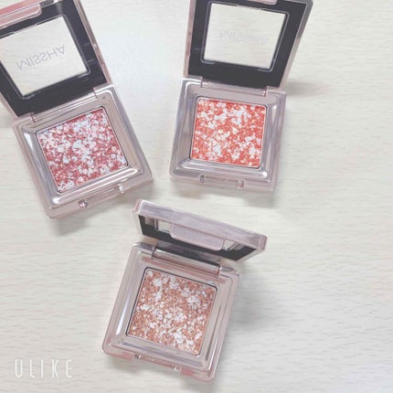 グリッタープリズム シャドウ/MISSHA/グリッターを使ったクチコミ(2枚目)