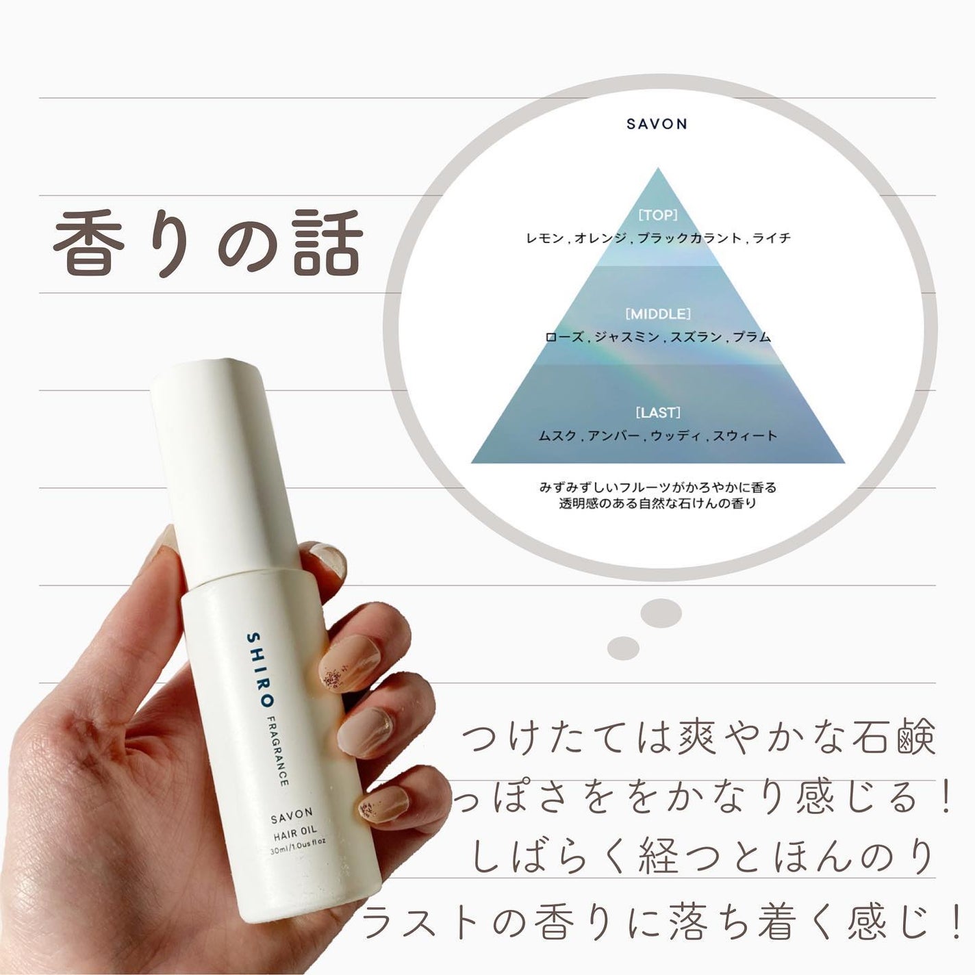 サボン 練り香水/SHIRO/練り香水を使ったクチコミ(4枚目)