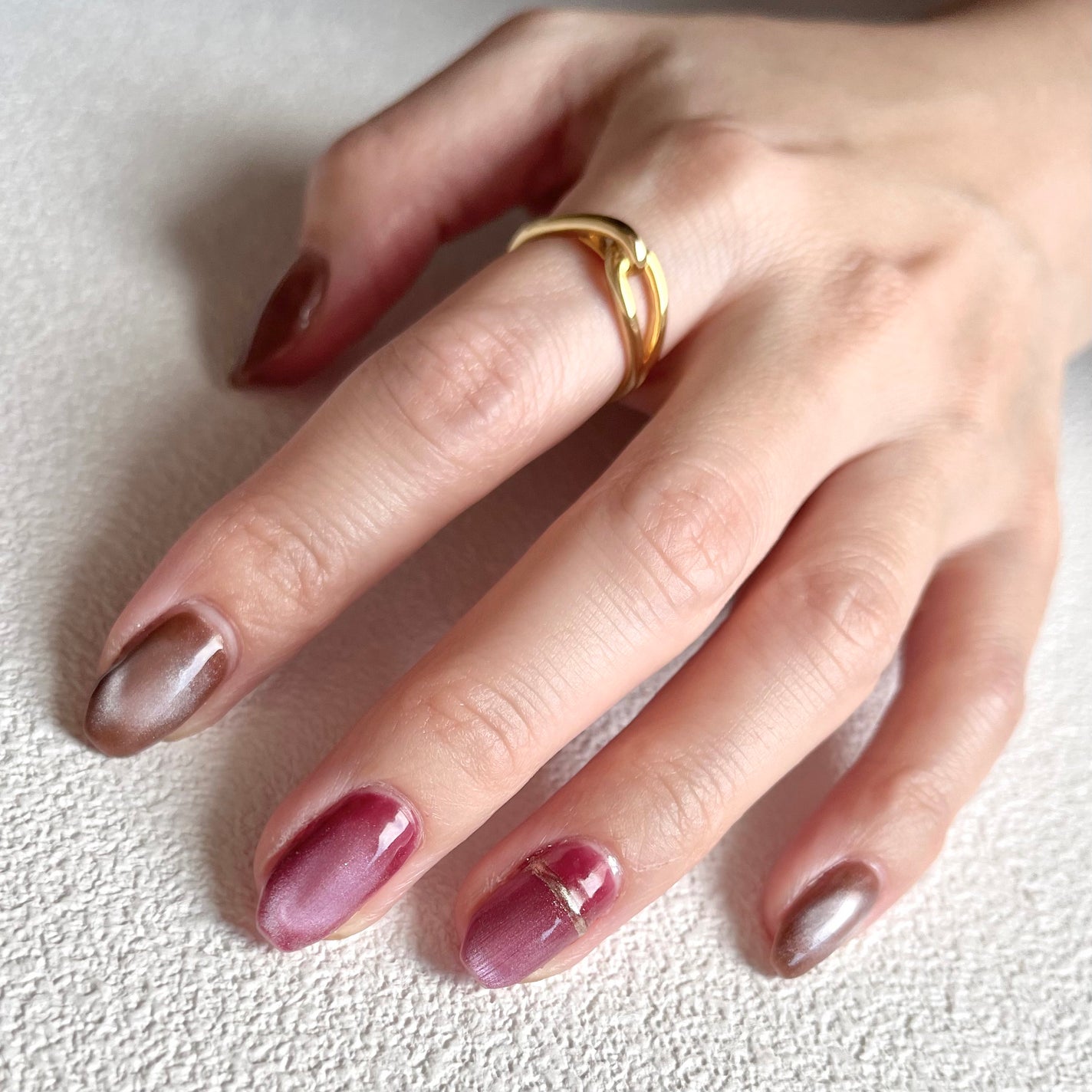 ジェルネイル(ライト対応)/セリア/ジェルネイルを使ったクチコミ(3枚目)