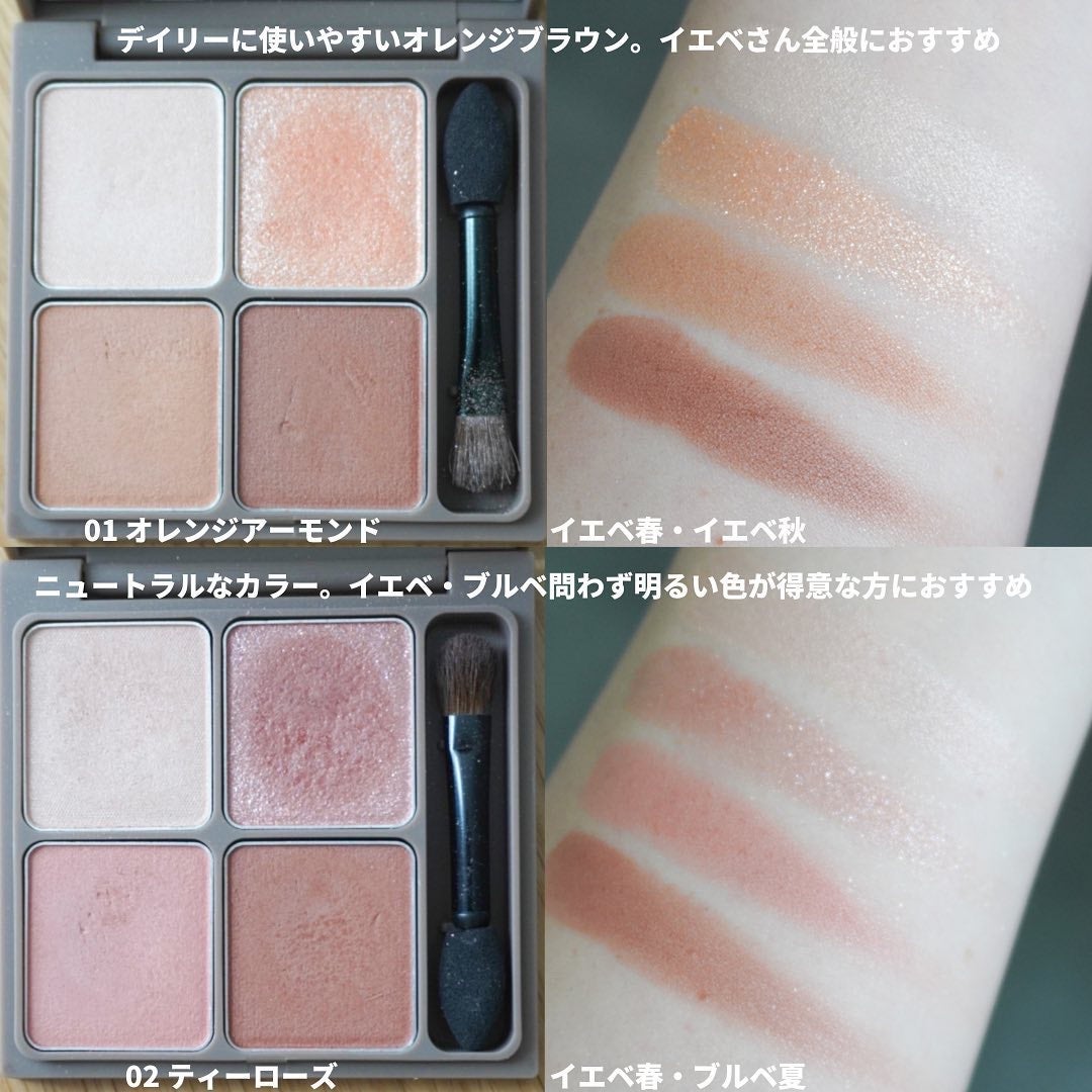 インザミラーアイパレット/Ririmew/アイシャドウパレットを使ったクチコミ(3枚目)