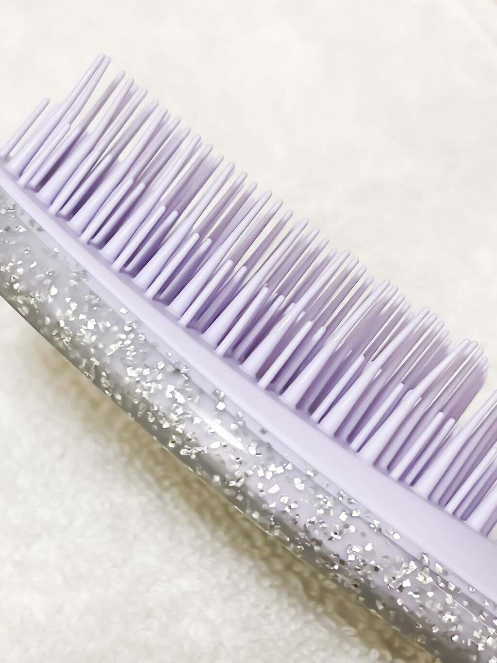 タングルティーザー ザ・アルティメットディタングラー ミニ アイリススパークル/TANGLE TEEZER/ヘアブラシを使ったクチコミ（3枚目）