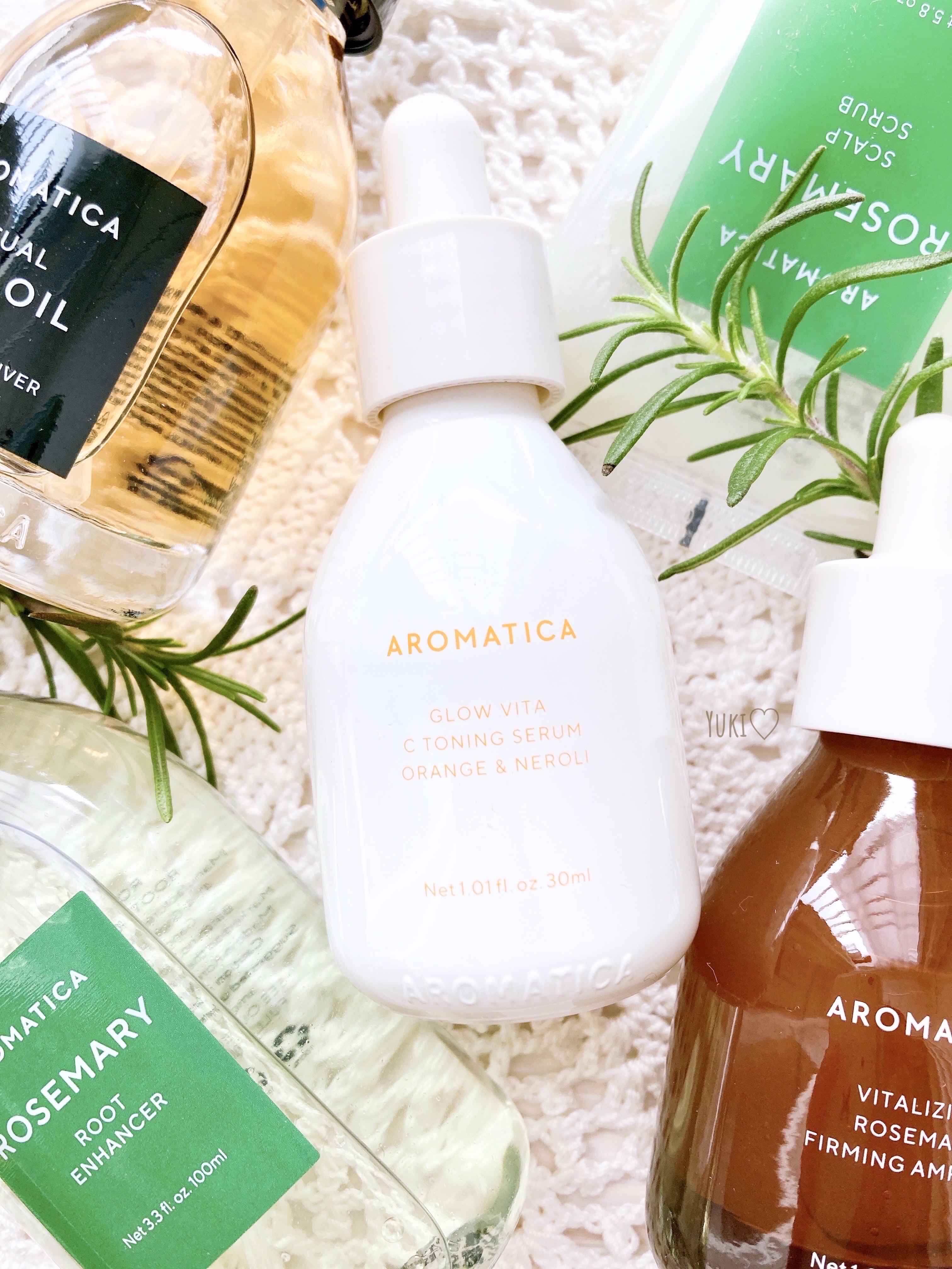 ローズマリールートエンハンサー/AROMATICA/頭皮ローションを使ったクチコミ（1枚目）