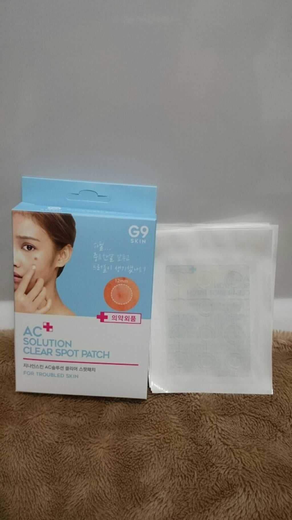 AC SOLUTION CLEAR SPOT PATCH/G9SKIN/にきびパッチを使ったクチコミ（1枚目）