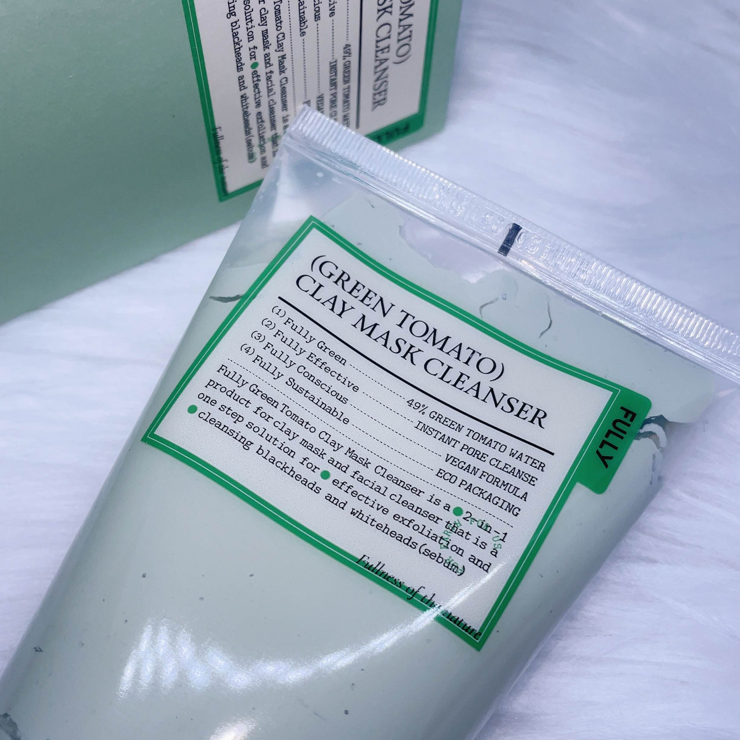 グリーントマトクレイマスククレンザー/FULLY/洗い流すパック・マスクを使ったクチコミ（1枚目）