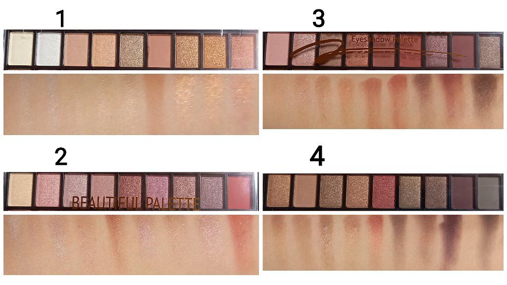 36カラーアイシャドウパレット/ドン・キホーテ/アイシャドウパレットを使ったクチコミ(3枚目)