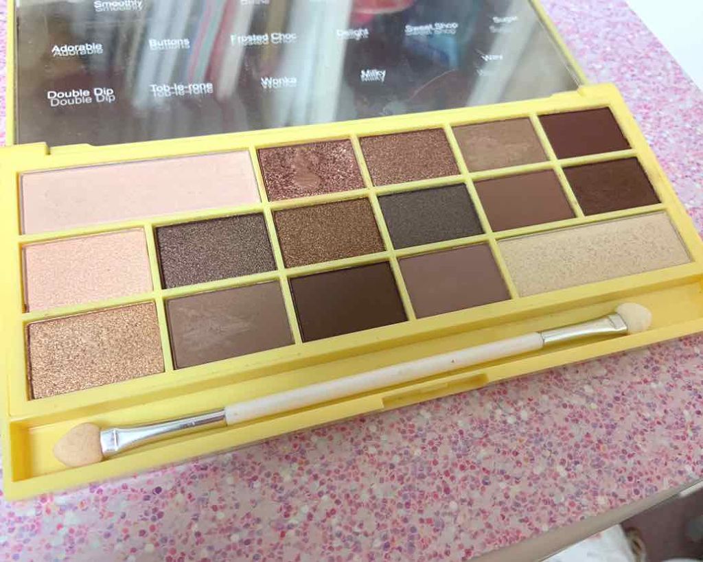 アイラブチョコレート/MAKEUP REVOLUTION/アイシャドウパレットを使ったクチコミ（2枚目）