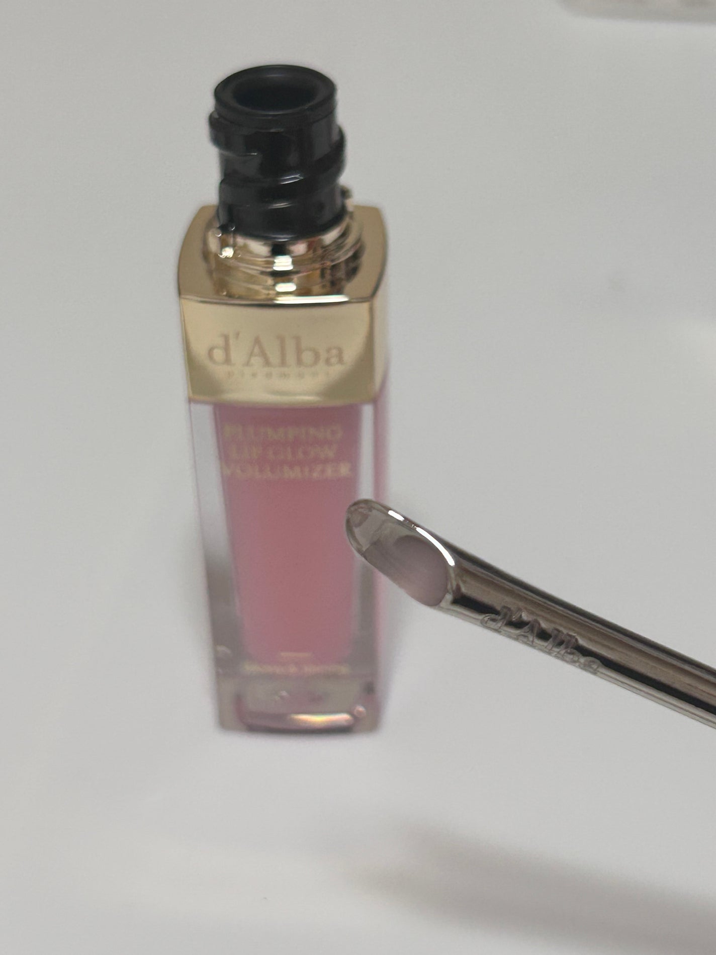 ダルバ プランピンクグロウボリューマイザー/ダルバ/リップグロスを使ったクチコミ(4枚目)