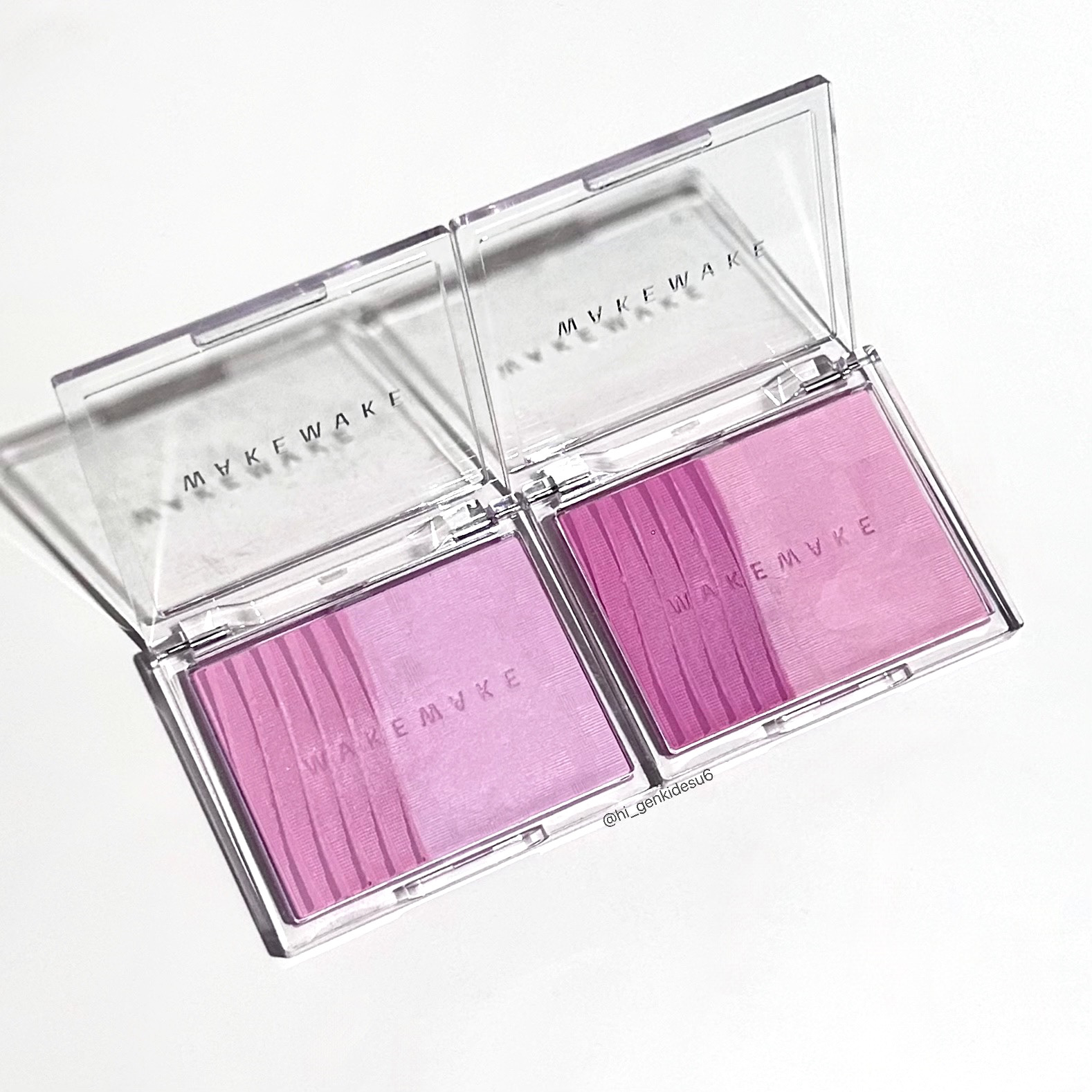 シアーレイヤリングデュアルブラッシャー 2. フェアリー/wakemake/パウダーチークを使ったクチコミ（2枚目）