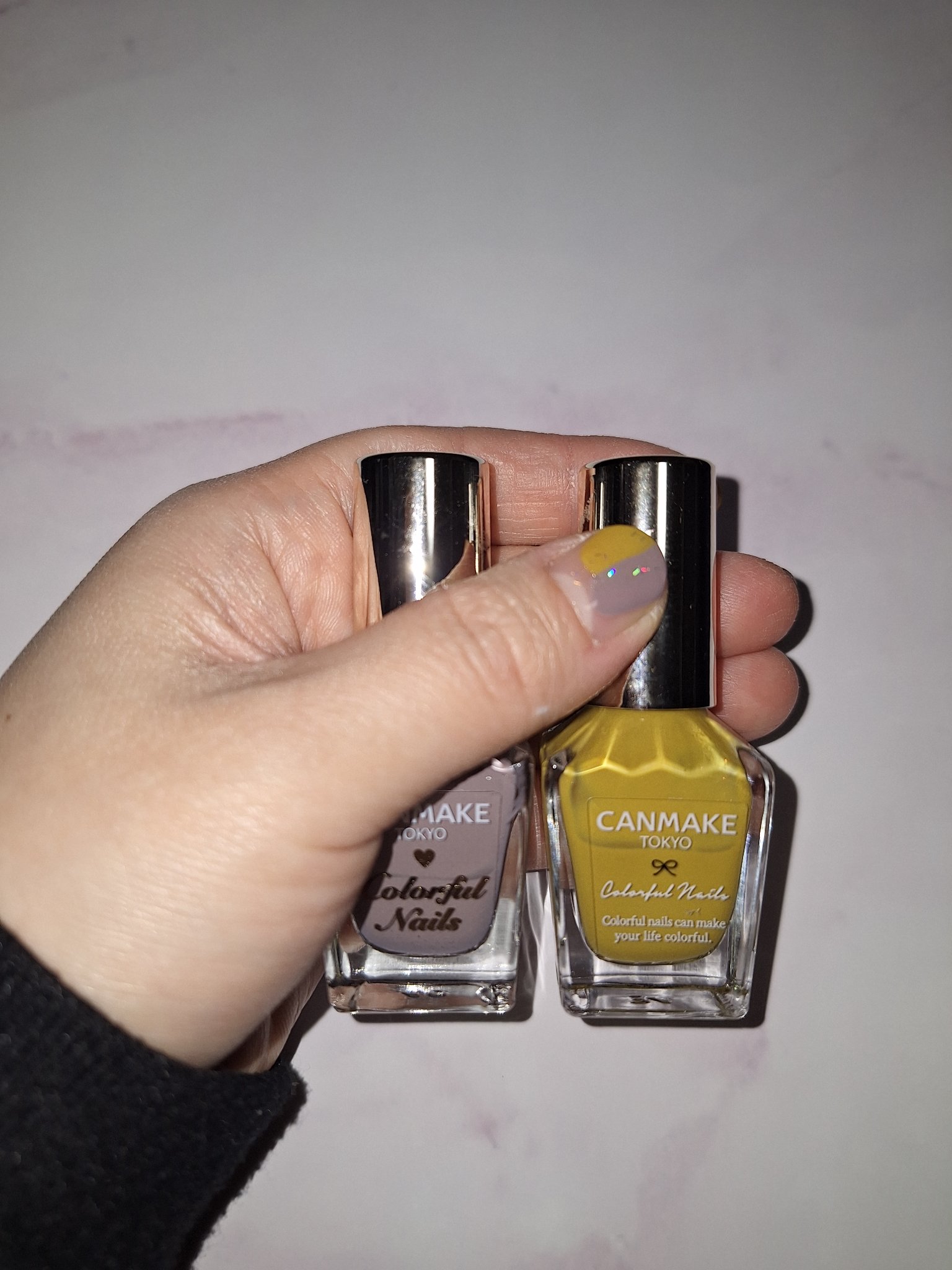 カラフルネイルズ/キャンメイク/マニキュアを使ったクチコミ（1枚目）