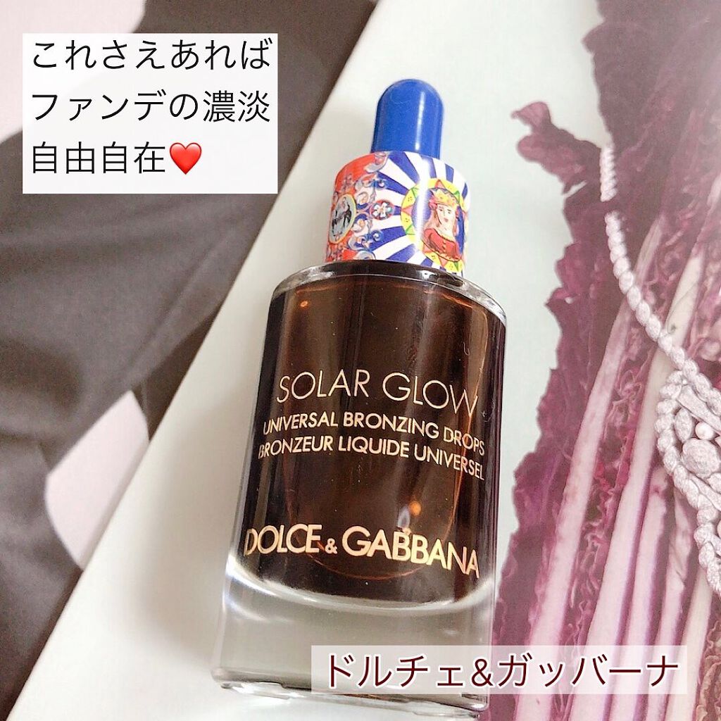 ソーラーグロウ ユニバーサル ブロンジングドロップス/DOLCE&GABBANA BEAUTY/ジェル・クリームチークを使ったクチコミ（1枚目）