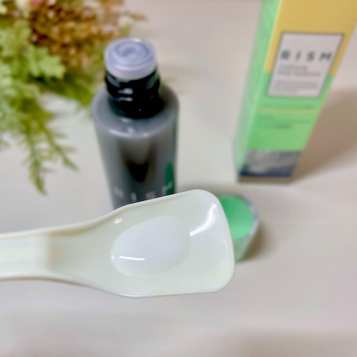 カーミング ミルクエッセンス グリーンシトラスの香り /RISM/美容液を使ったクチコミ（2枚目）