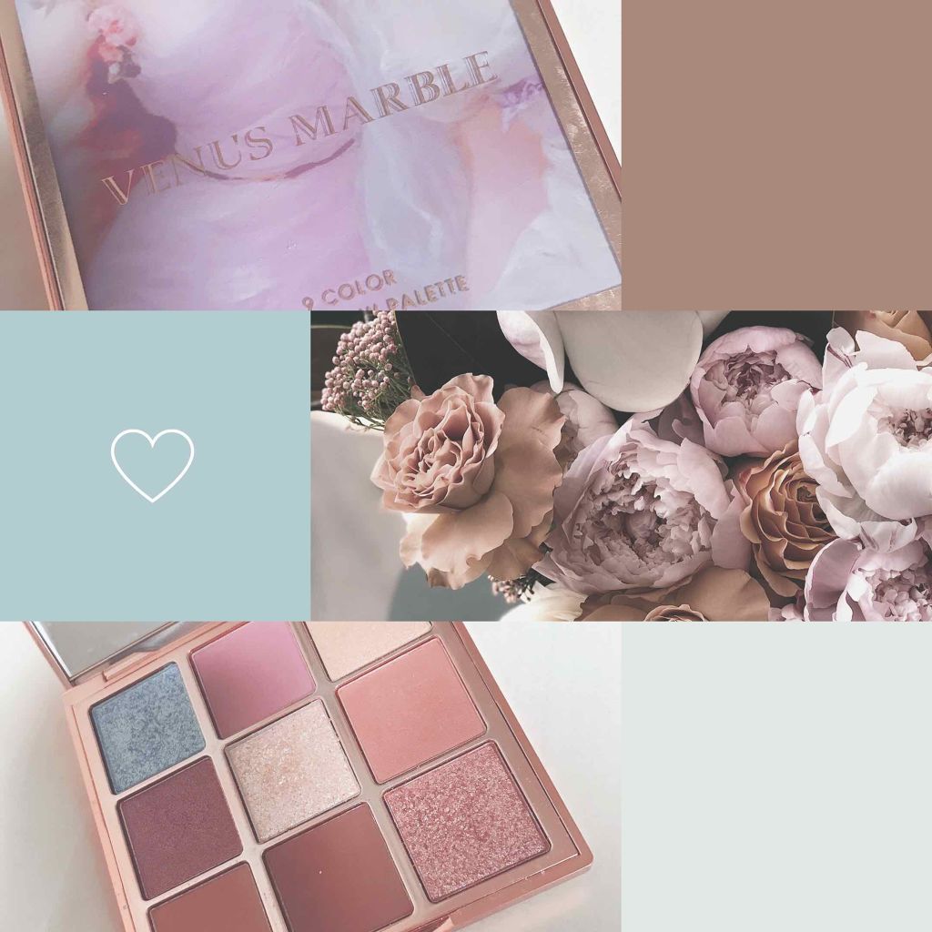 VenusMarble 9色アイシャドウパレット/Venus Marble/アイシャドウパレットを使ったクチコミ(1枚目)
