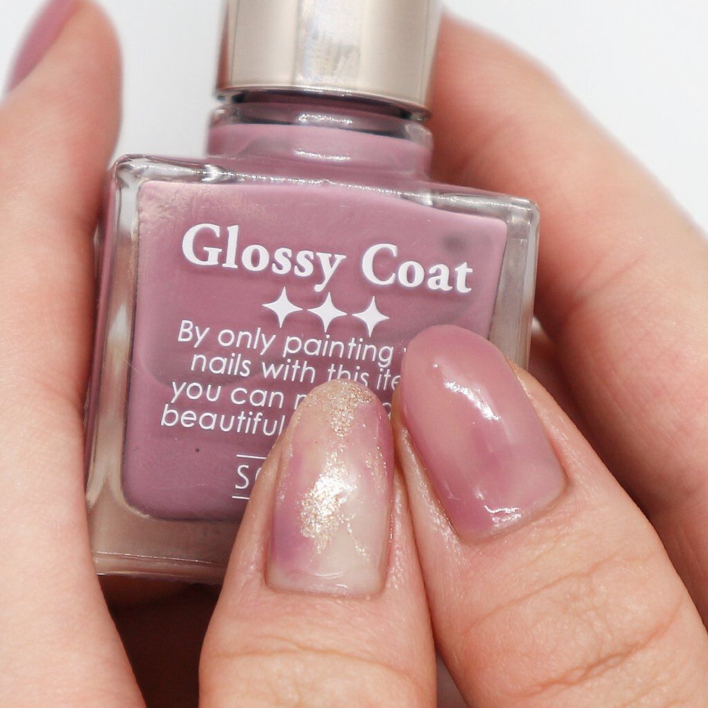 グロッシーコート/スキューズミー/オールインワンネイルを使ったクチコミ(2枚目)