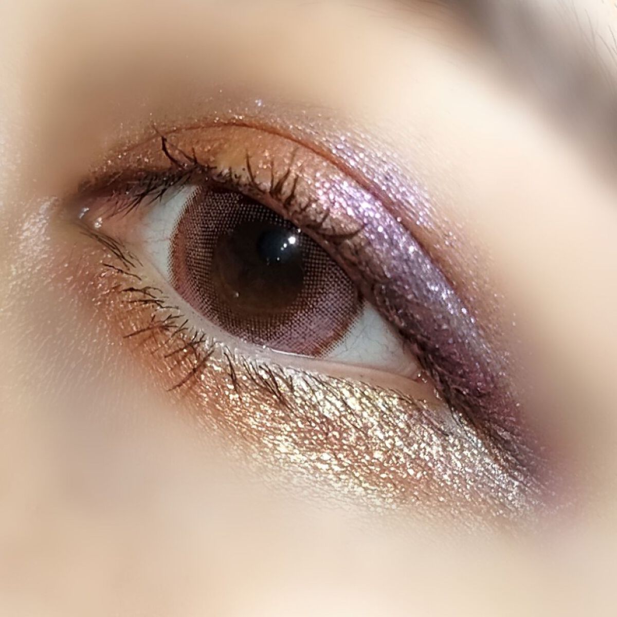 マルチグリッターカラー 17 MANGETSU（マンゲツ）/ENBAN TOKYO/単色アイシャドウを使ったクチコミ（1枚目）