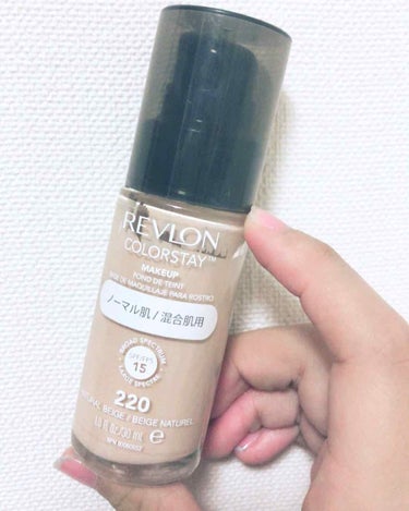 カラーステイ メイクアップ/REVLON/リキッドファンデーションを使ったクチコミ（1枚目）