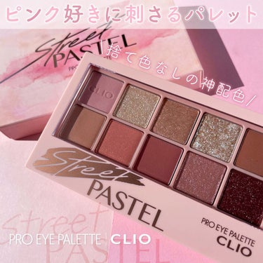 プロ アイ パレット 06 STREET PASTEL/CLIO/パウダーアイシャドウを使ったクチコミ（1枚目）