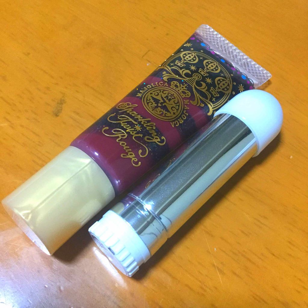 スパークリングツイストルージュ/MAJOLICA MAJORCA/リップグロスを使ったクチコミ（1枚目）