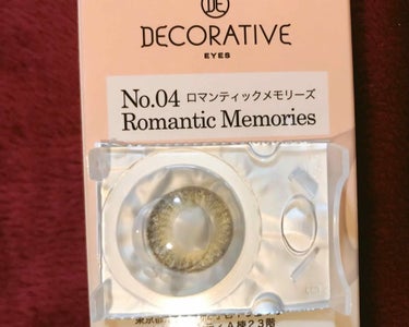 デコラティブアイズ UVモイスト Romantic Memories/Decorative Eyes/カラーコンタクトレンズを使ったクチコミ（2枚目）