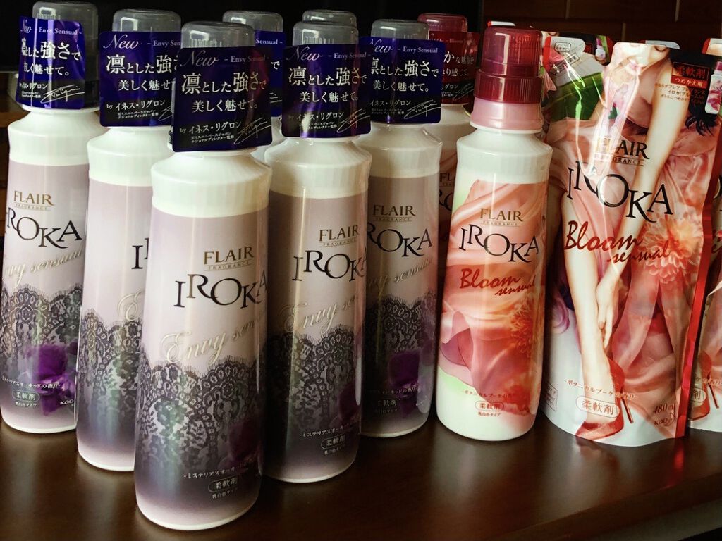 IROKA フレア フレグランス IROKA エンヴィ センシュアルのクチコミ「♡ IROKA ♡

私は柔軟剤が大好きで色々な物をストックしとかないと落ちつきません！！笑
.....」（1枚目）